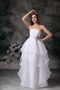 Modest Organza Layers Skirt Women Maternity Wedding Dress Pregnant