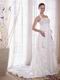 Modest White Preganant Wedding Bridal Dress For Woman