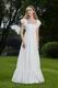 Square Floor-length Maternity Wedding Chiffon Dress 2014