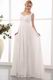 Straps Ivory Chiffon Maternity Dress For Bride Wear