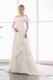 Off Shoulder Marternity Lace Wedding Dress Chapel Train