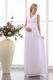 V Neck Floor Length White Pregnant Wedding Dress