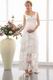 Pretty High Low Layers Maternity Wedding Dress With Applique