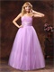 Strapless Lilac Princess Bride's Closest Friends Wear For Wedding Party
