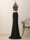 Silver and Gold Beading Two-pieces Floor Length Evening Dance Dresses