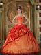 Nice Orange Red Dress To Quinceanera Wear In Maryland