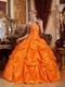 Strapless Orange Ball Skirt Quinceanera Dress 2014 New Style