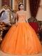 Sweetheart Orange Prom Quinceanera Party Dress Discount