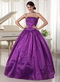 Eggplant Purple Quinceanera Dress For Custom Made Decorate Strapless Like Princess