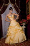 Mimosa Strapless Floor-length Tafftea Prom / Evening Dress Puffy Like Princess