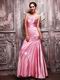 Fuchsia Taffeta Evening Dresses UK With One Shoulder