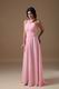 Halter Neckline Pink Chiffon 2014 Top 10 Designer Prom Dress