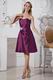 Sweetheart Knee Length Beach Bridal Bridesmaid Dress