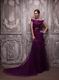 New Look Purple Mermaid Off Shoulder Red Carpet Dress