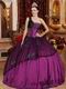 Single One Shoulder Purple Coming-of-age Ceremony Girls Dress