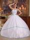 Strapless Top Designer White Quinceanera Dresses For Girls