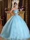 Princess Sky Blue Ancient Imperial Household Puffy Dress