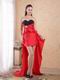 Red New Trender High-low Prom Dress For Women Wear