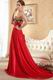 Wholesale Sweetheart Flaring Colorful Sequin Prom Dress With Bowknot