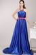 Halter Top Royal Blue Designer Pageant Prom Dresses