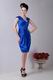 New Arrival Blue Short Skirt Formal Evening Dress