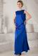 Backless Ankle-length Backless Royal Blue Formal Prom Dress