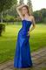 One Shoulder Cobalt Blue Sheath 2014 Prom Party Dress