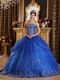 Royal Appliqued Bottom Skirt Quinceanera Dress Ready To Wear