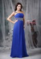 One Shoulder Floor-length Royal Blue Prom Dress Cheap Inexpensive