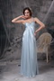 Light Blue One Shoulder Long Pageant Dress For Discount Inexpensive