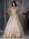 Off The Shoulder Champagne Taffeta Prom Gowns Dress Inexpensive