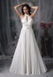 White High-neck Floor-length Ruched Prom Dress Low Price Inexpensive