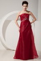 Top Designer Wine Red Floor-length Prom Dress And Jacket Inexpensive