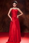 Cheap Red Taffeta Zipper Back Prom Dress Best Seller Inexpensive