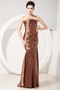 Chocolate Mermaid Floor-length Handmade Dress for Party Inexpensive