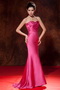 Mermaid Strapless 2014 Hot Pink Dress For Party Wear Inexpensive