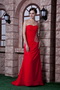 Cache Red One Shoulder Brush Train Prom Dress Sexy Design Inexpensive