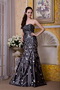 Black Strapless Sequins Decorate Purchase Prom Dress Online Inexpensive