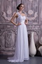 Lovely One Shoulder Sweetheart White Chiffon Dress Prom Gowns Inexpensive