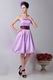 Cheap Mini Skirt Lilac Stain Junior Prom Dresses Under 100