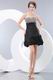 Cute Mini Skirt Women In Black Short Prom Party Dress 2014
