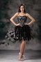 Black Sweetheart Short Prom Dress Made By Lace And Feather Luxury