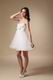 Cute White Sweet Sixteen Party Girls Dress With Applique