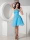 Sexy Mini-length Azure Sweet 16 Party Dress For Cheap