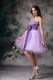 Beading Lilac Sweet 16 Dress With Bowknot Design