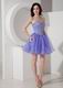 Sexy Lavender Organza Sweet 16 Girls Dress With Diamond