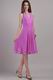 Halter Top Short Chiffon Lilac Sweet Sixteen Dress