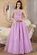 Floor Length Elegant Lilac Sweetheart A-line Prom Dress With Beading