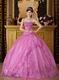 Sweetheart Lilac Quinceanera Dress With Embroidery