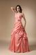 Pink Strapless Floor-length Woman In Prom Dress 2014